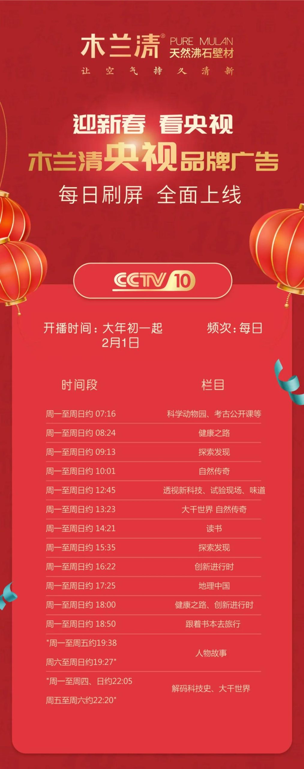 全天候無休止刷屏！國投盛世旗下木蘭清央視品牌廣告全面上線！-國投盛世
